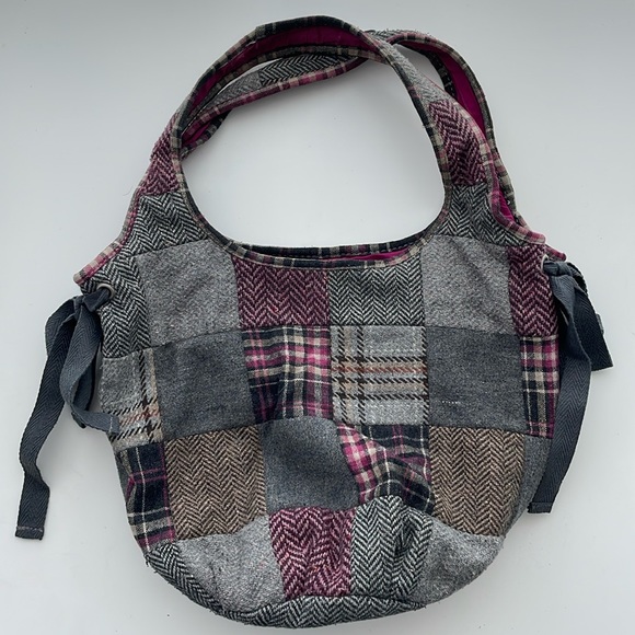 American Eagle Outfitters Quilt Bucket Purse - Picture 1 of 5